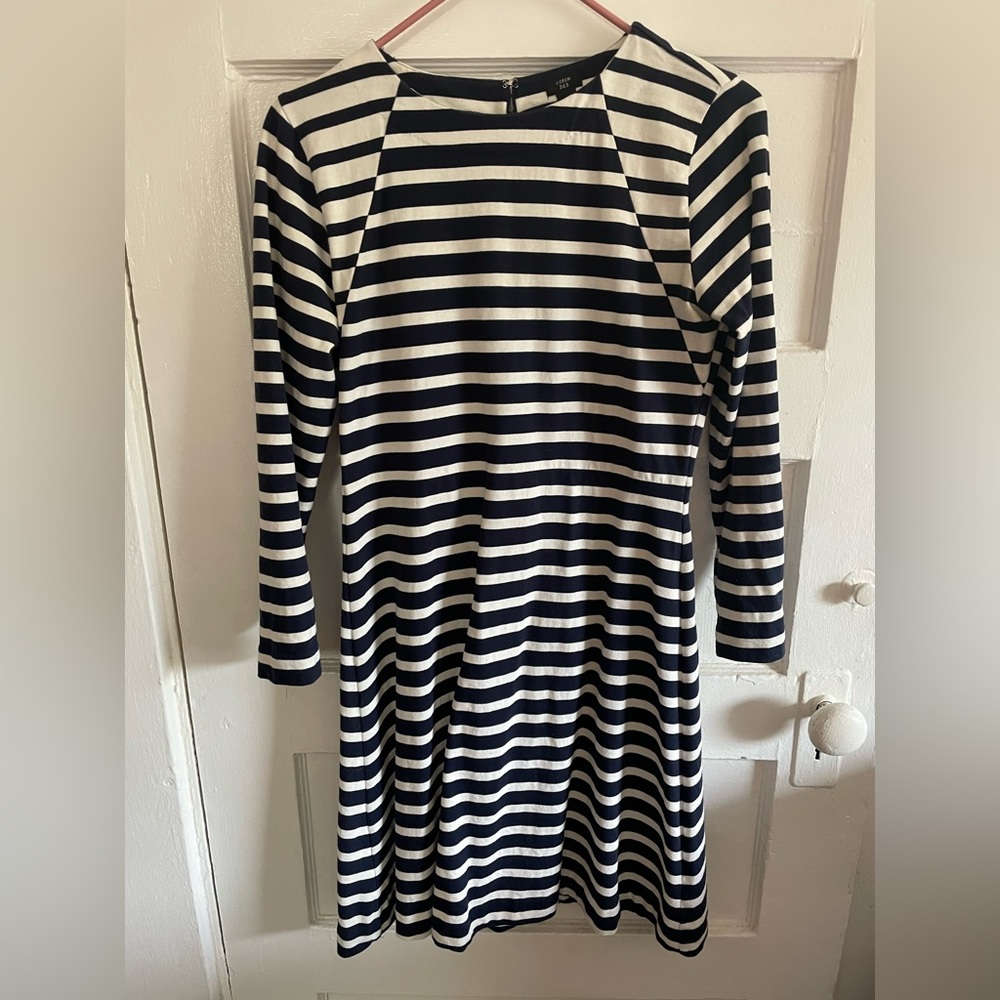 J.Crew striped dress.